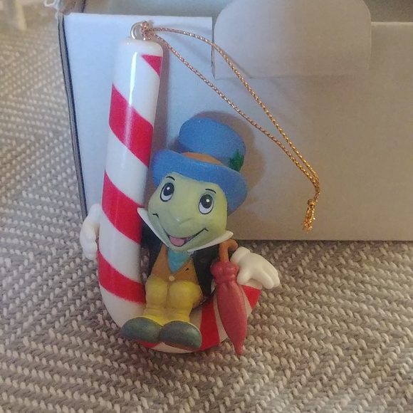 Grolier Pinocchio and Jiminy Cricket Christmas Ornaments - Picture 3 of 4